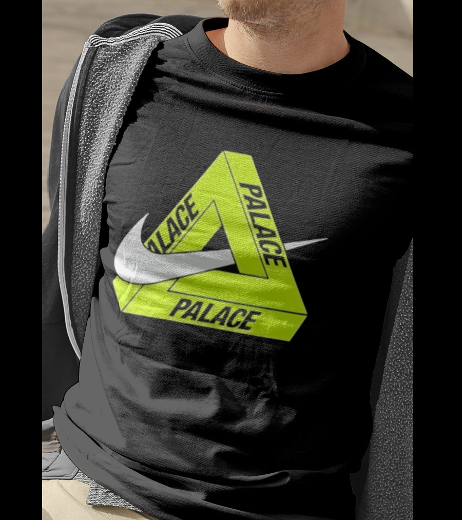 Palace Tri-Ferg Swoosh Yellow Collaboration T-Shirt