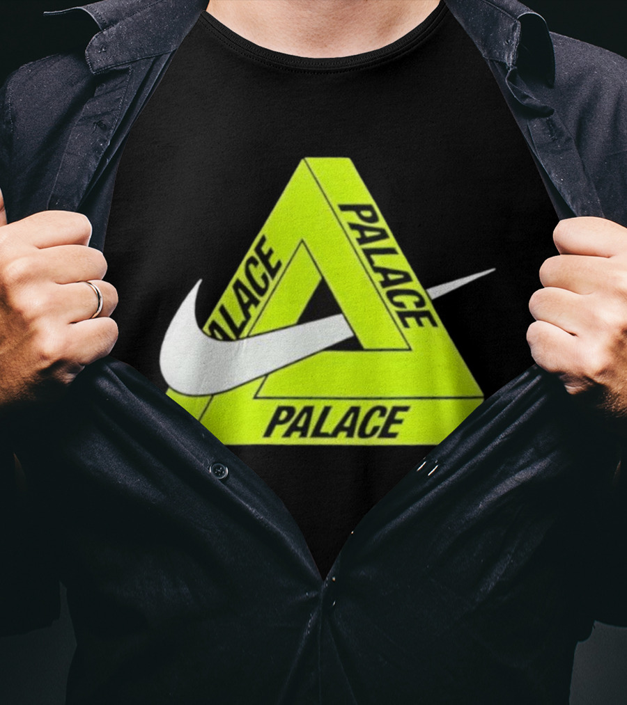 Palace Tri-Ferg Swoosh Yellow Collaboration T-Shirt