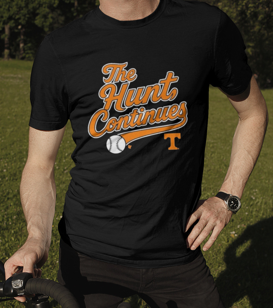 Tennessee Volunteers The Hunt Continues Baseball T T-Shirt