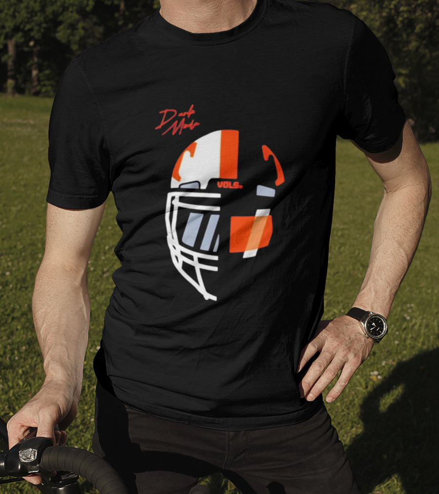 Dark Mode Vols Tennessee Volunteers Football Helmet T-Shirt