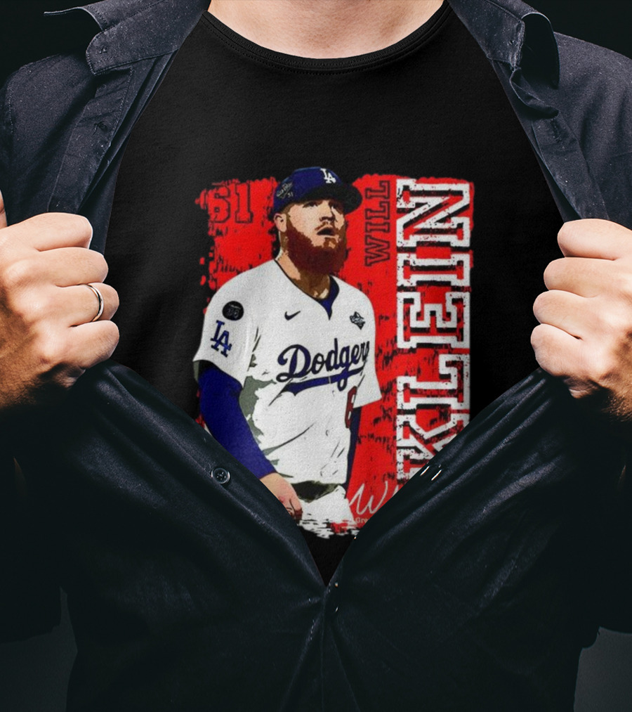 Will Klein Los Angeles Dodgers Number 61 Greatest Game Of All Time 2025 Signature T-Shirt