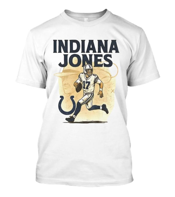 Indiana Jones 17 Running Indianapolis Colts Football NFL Game Day T-Shirt
