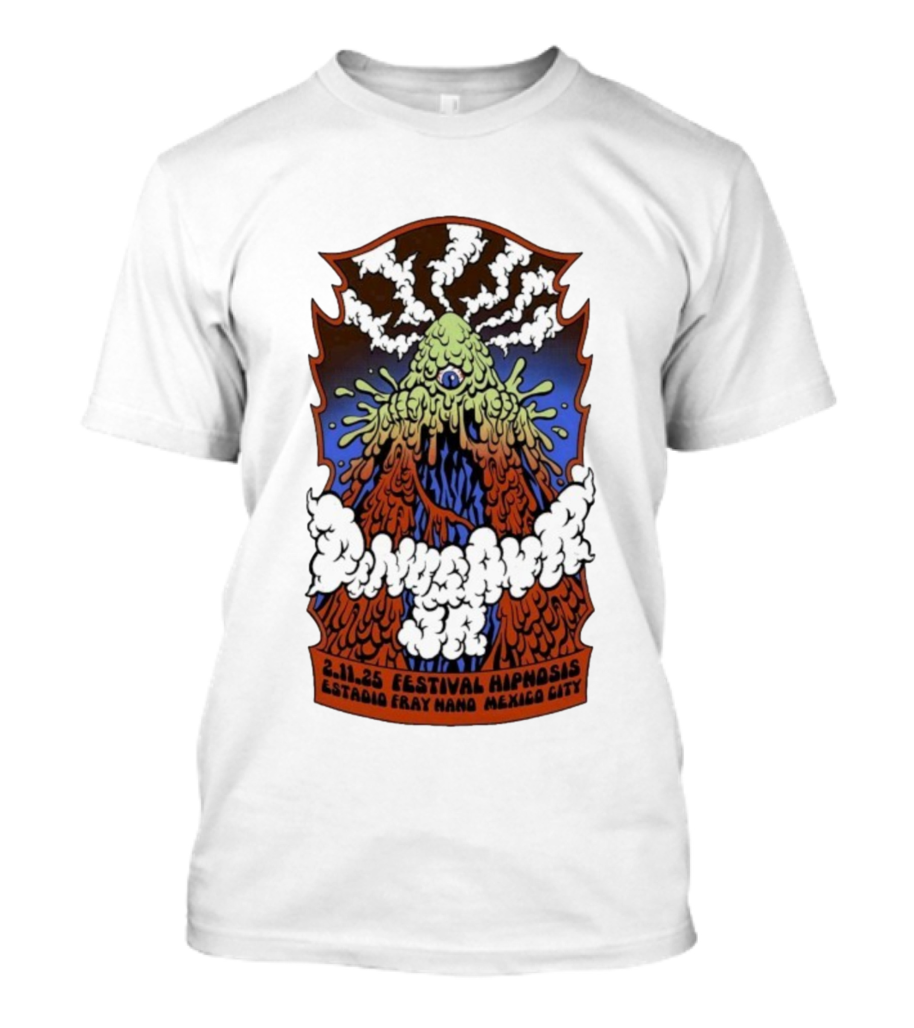 Dinosaur Jr. Festival Hipnosis 2025 Estadio Fray Nano Mexico City 2.11.25 T-Shirt