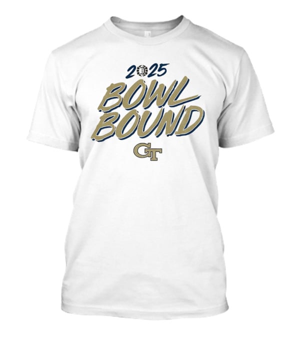 2025 Bowl Bound Georgia Tech Yellow Jackets Football CT T-Shirt