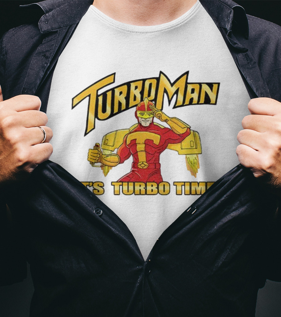 TurboMan It's Turbo Time Heroic Costume Power T-Shirt
