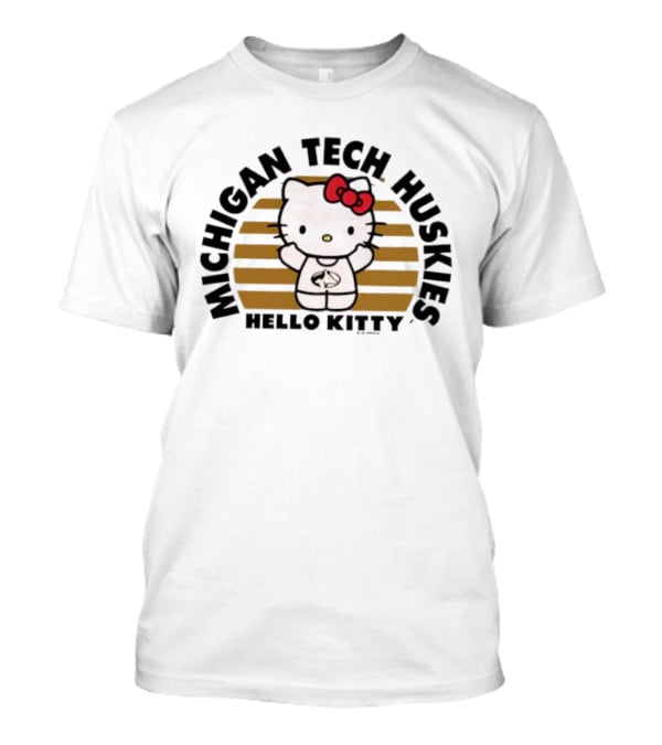 Michigan Tech Huskies Hello Kitty Collaboration T-Shirt