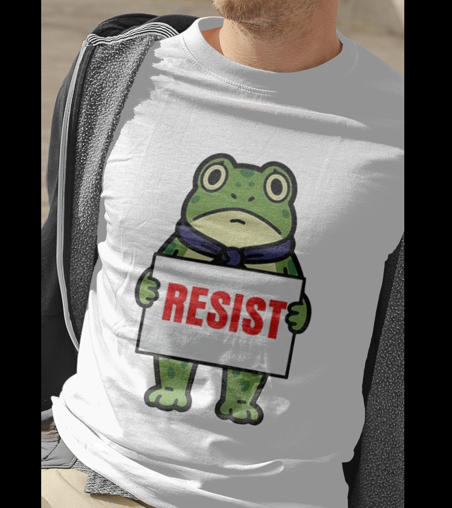 Portland Frog Resist Anti Fascist Trump Democracy Antifa T-Shirt