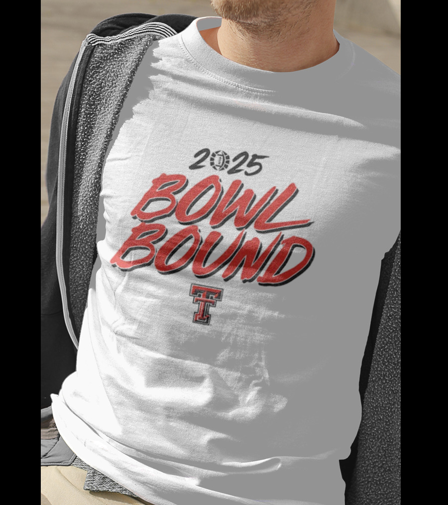 2025 Texas Tech Red Raiders Bowl Bound Football T-Shirt