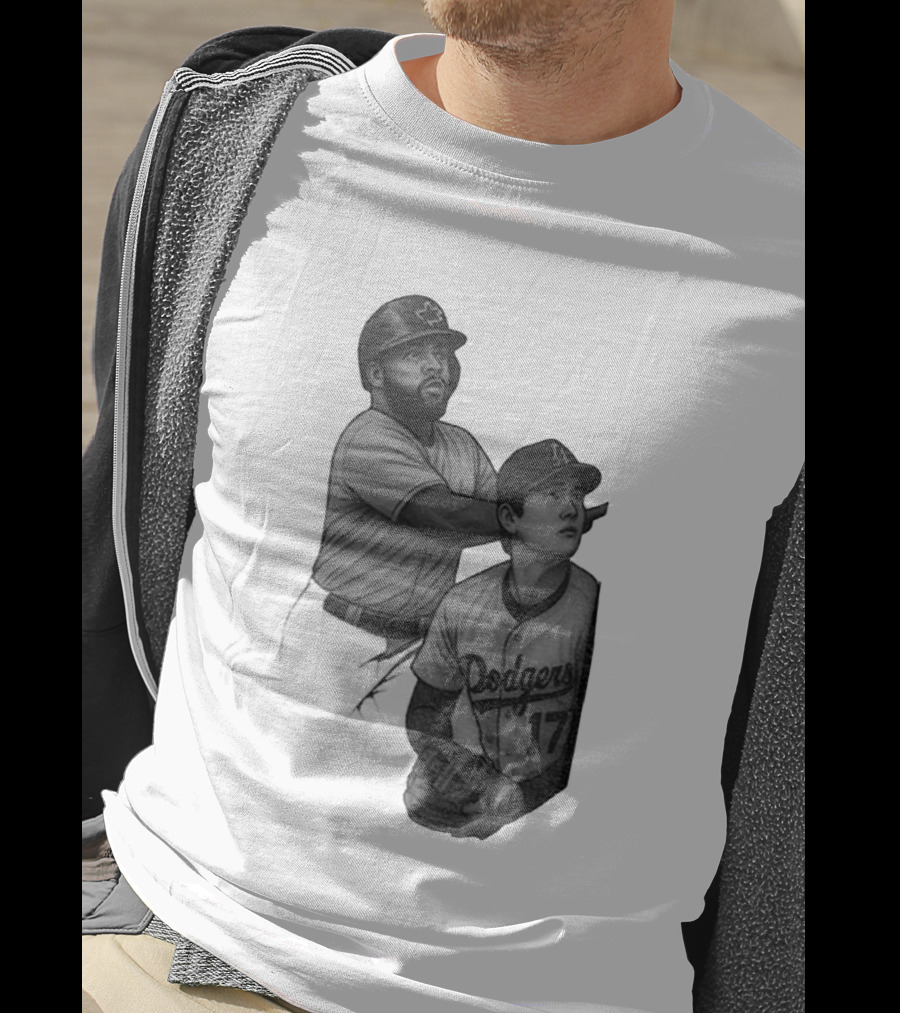Vladdy Guerrero Jr. Shohei Ohtani Dodgers World Series Baseball Moment T-Shirt