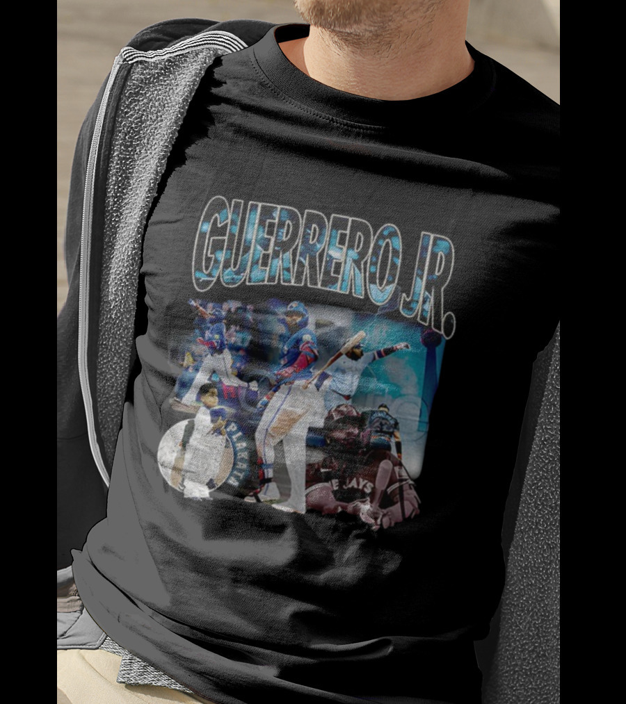 GUERRERO JR Blue Jays Baseball MVP Champions MLB Highlights T-Shirt