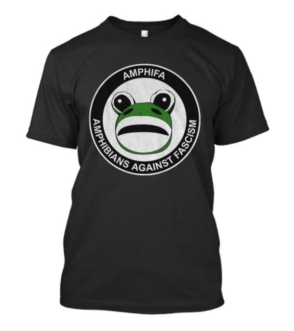 Amphifa Amphibians Against Fascism Portland Frog T-Shirt