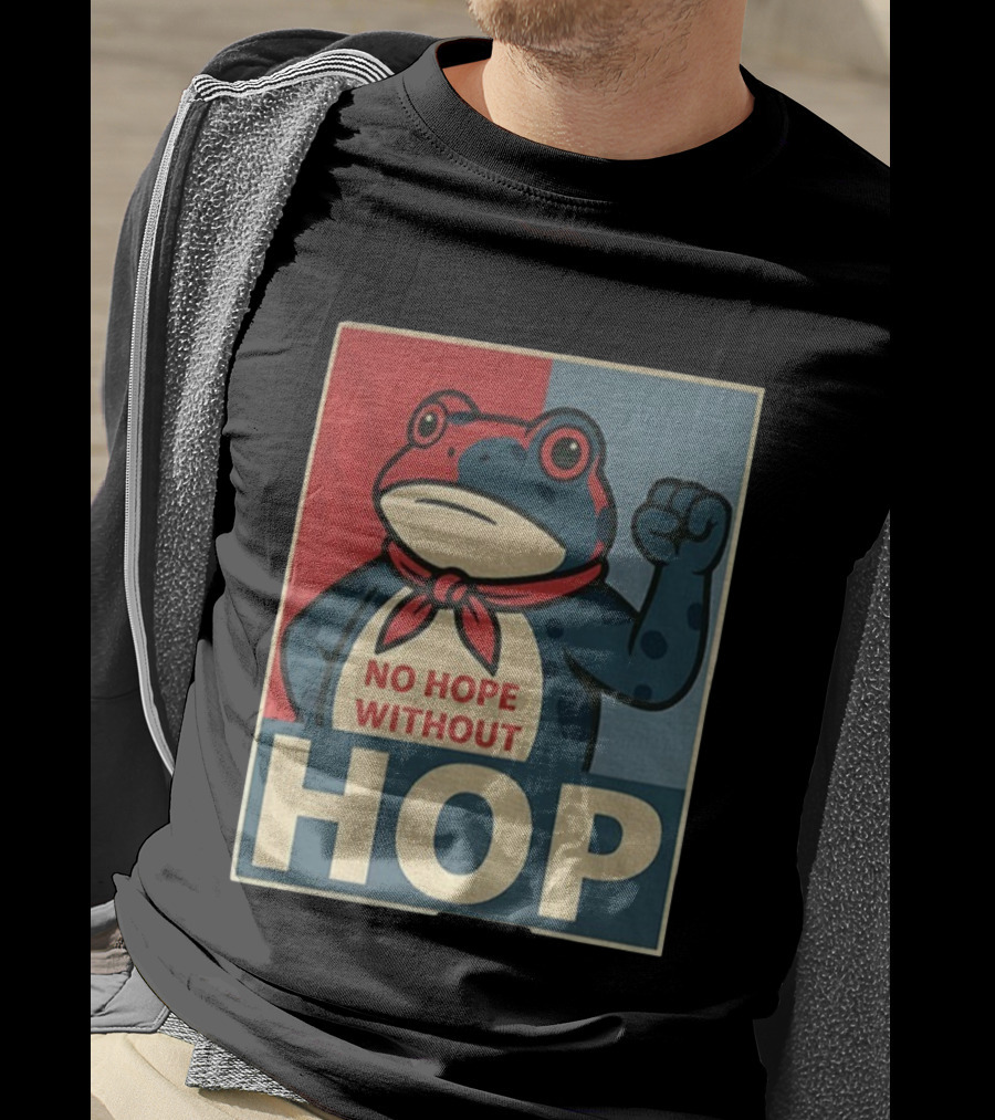 No Hope Without Hop Frog Resist Portland Anti Trump Anti Fascism T-Shirt