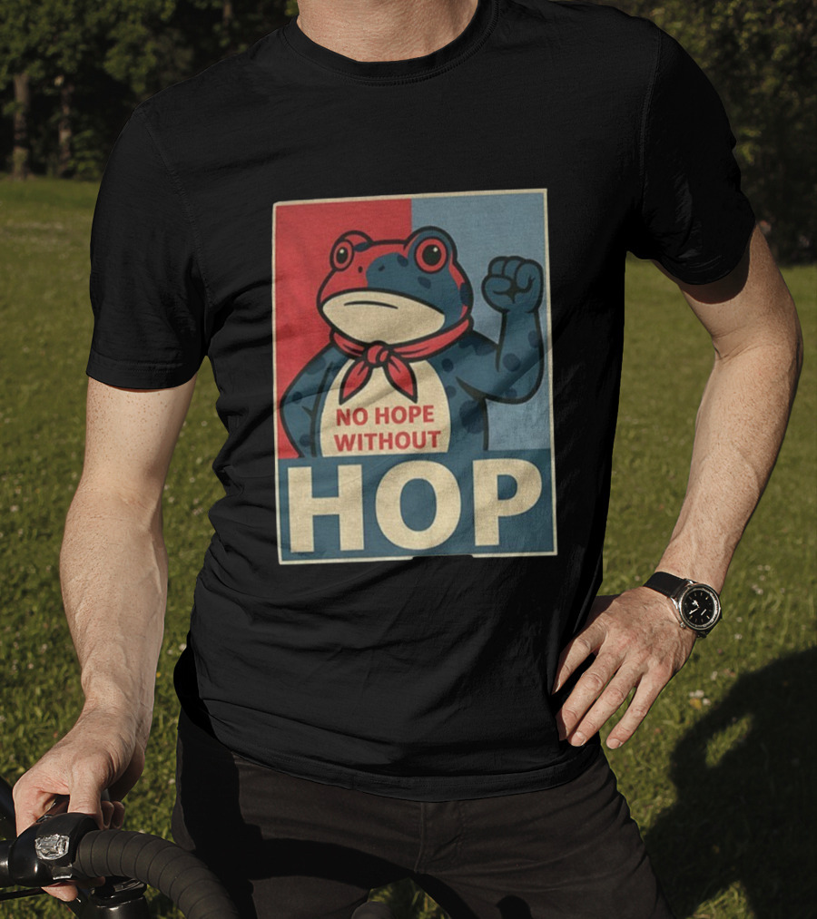 No Hope Without Hop Frog Resist Portland Anti Trump Anti Fascism T-Shirt