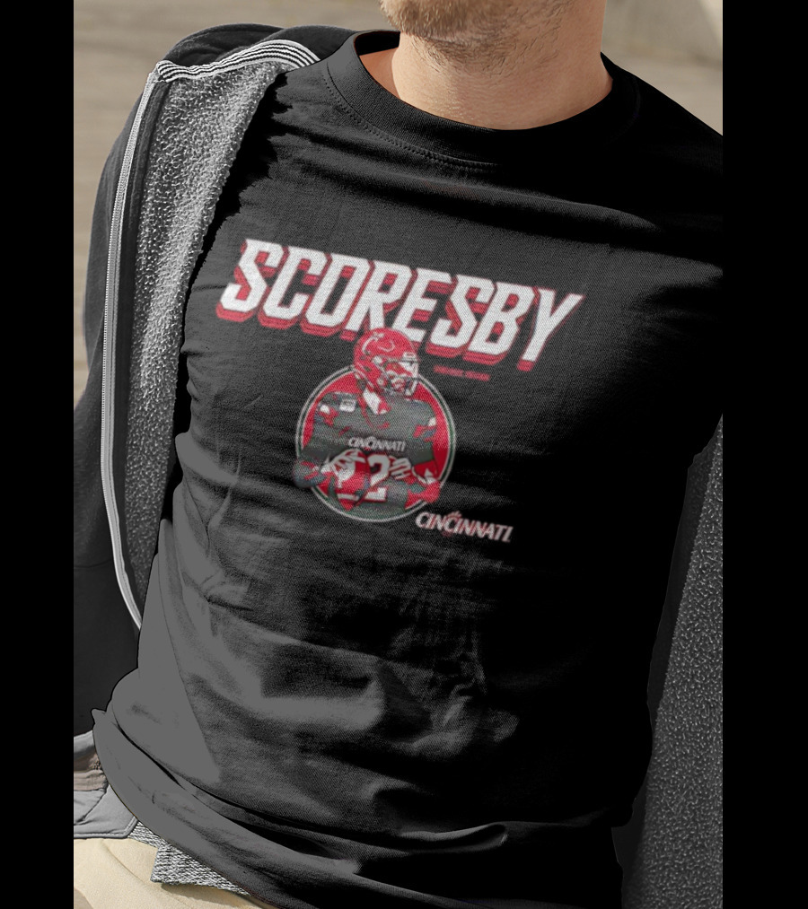 Scoresby Brendan Sorsby Cincinnati Bearcats Football Player Number 12 T-Shirt