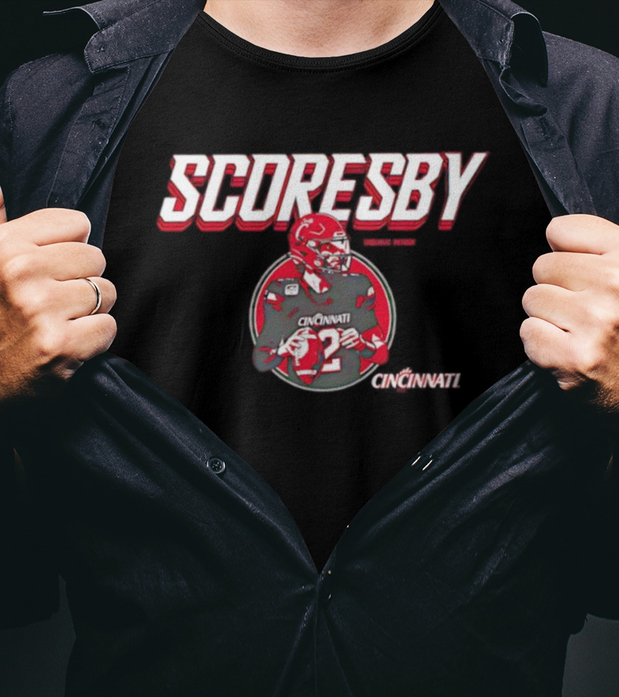 Scoresby Brendan Sorsby Cincinnati Bearcats Football Player Number 12 T-Shirt
