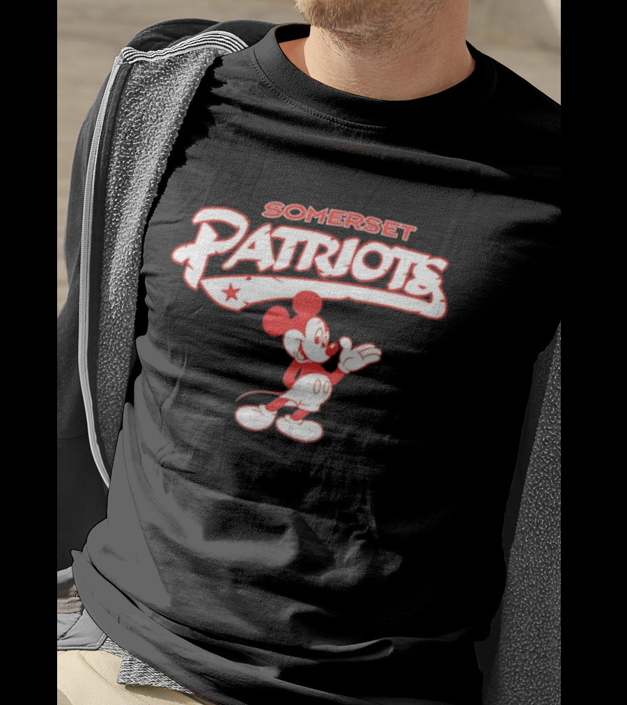 Somerset Patriots Mickey Mouse T-Shirt