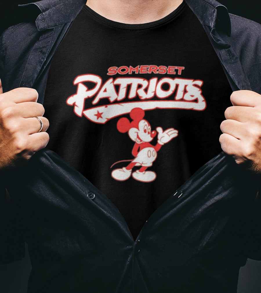 Somerset Patriots Mickey Mouse T-Shirt