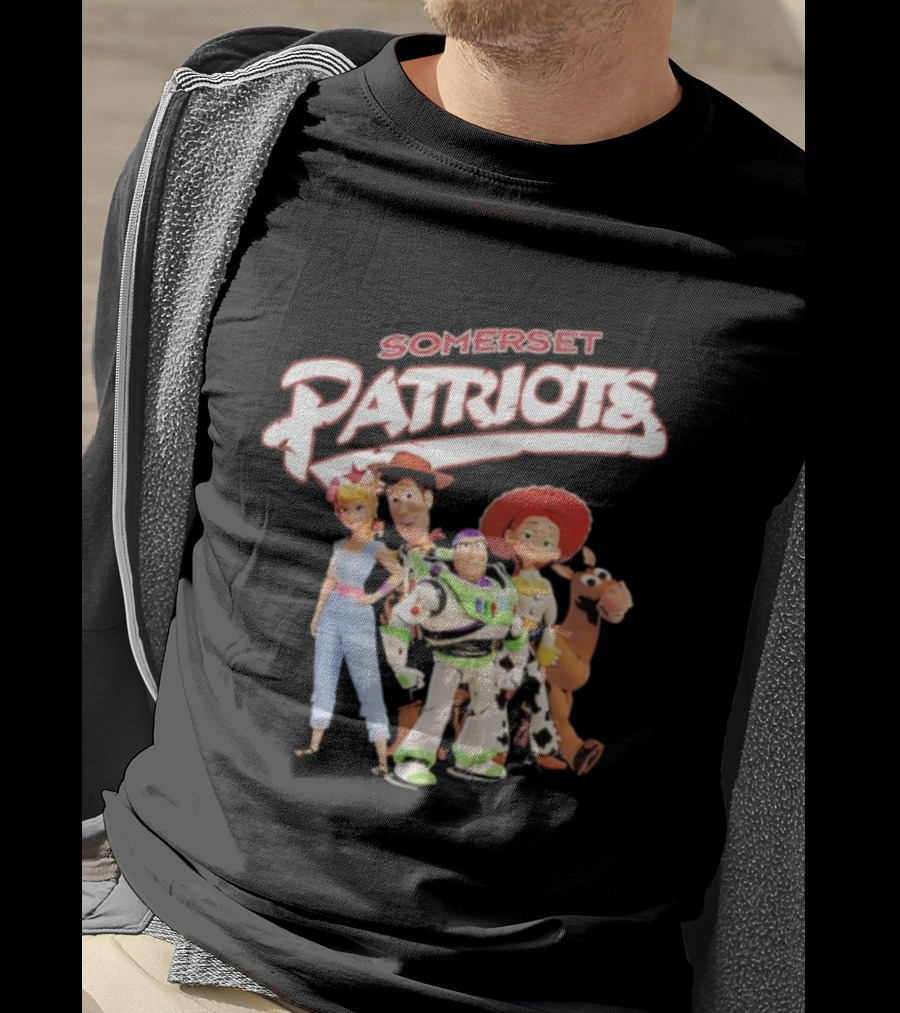 Somerset Patriots Toy Story Buzz Woody Jessie Bo Peep Bullseye T-Shirt