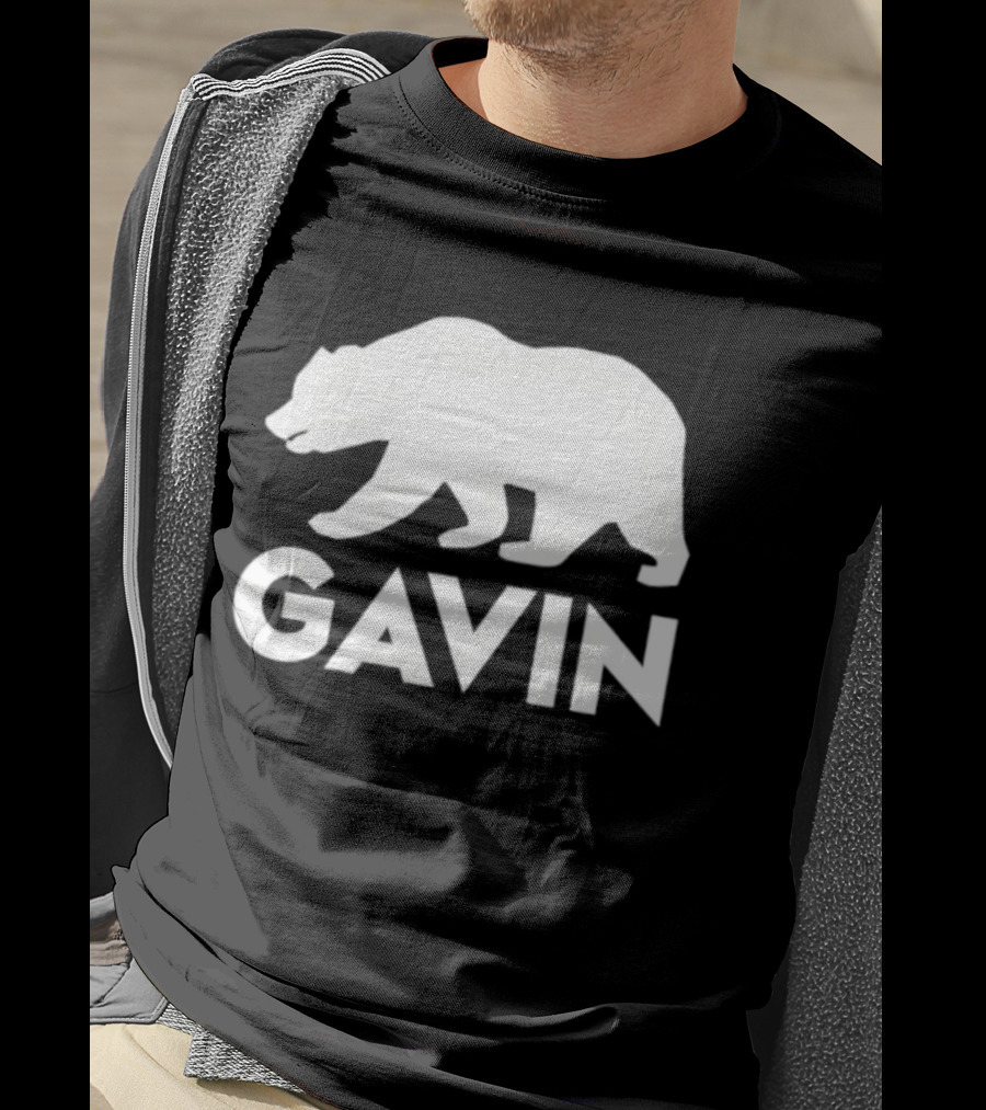Gavin Newsom Bear California Symbol T-Shirt