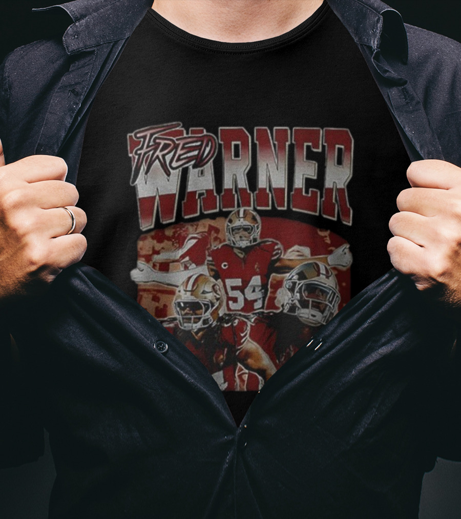 Fred Warner 54 San Francisco 49ers Football NFL Vintage 2025 T-Shirt