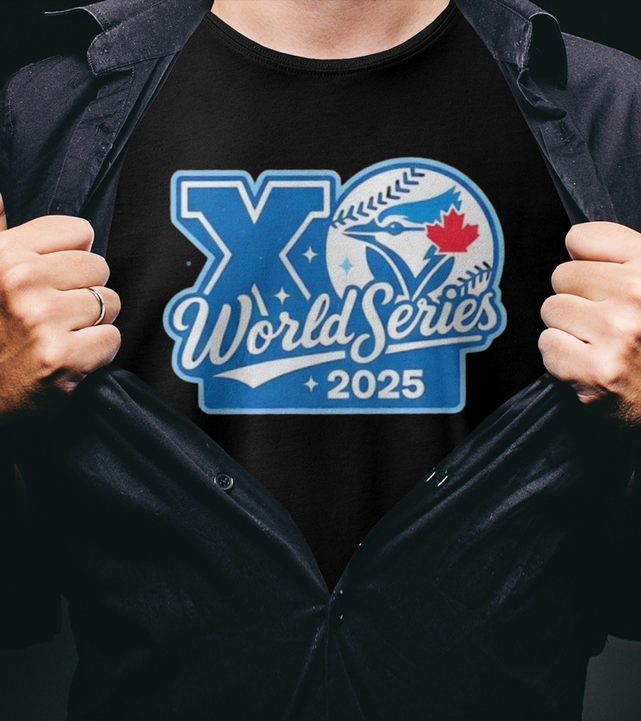 Toronto Blue Jays XO World Series 2025 Vintage Baseball Music Collab T-Shirt