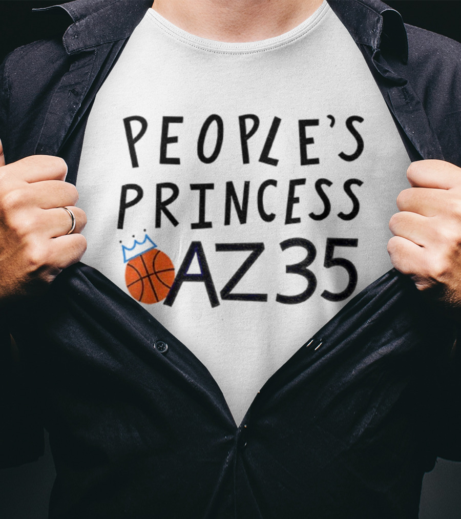 People's Princess AZ35 Crown Basketball T-Shirt