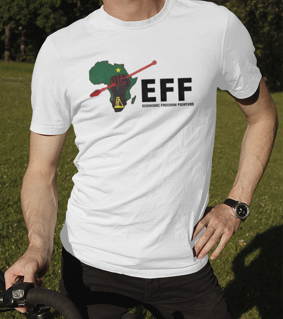 EFF Economic Freedom Fighters Africa Fist And Spear T-Shirt