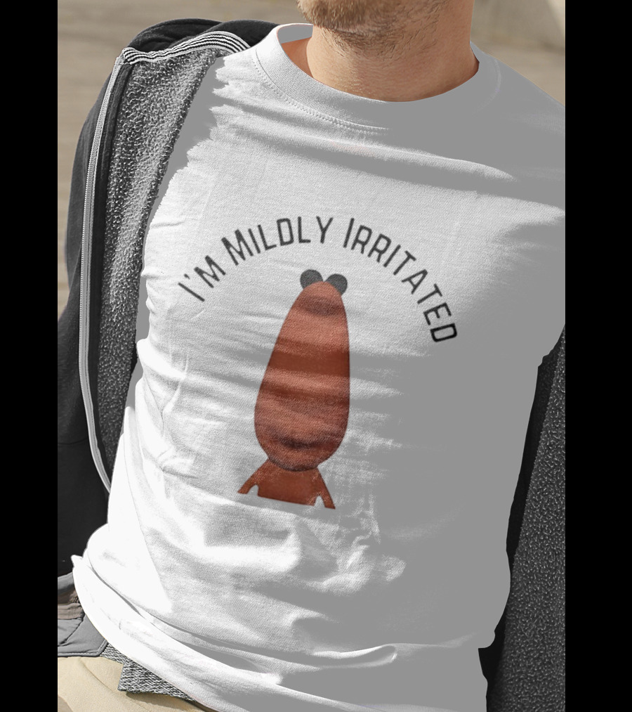 I'm Mildly Irritated Marcus The Worm Meme Funny Character T-Shirt