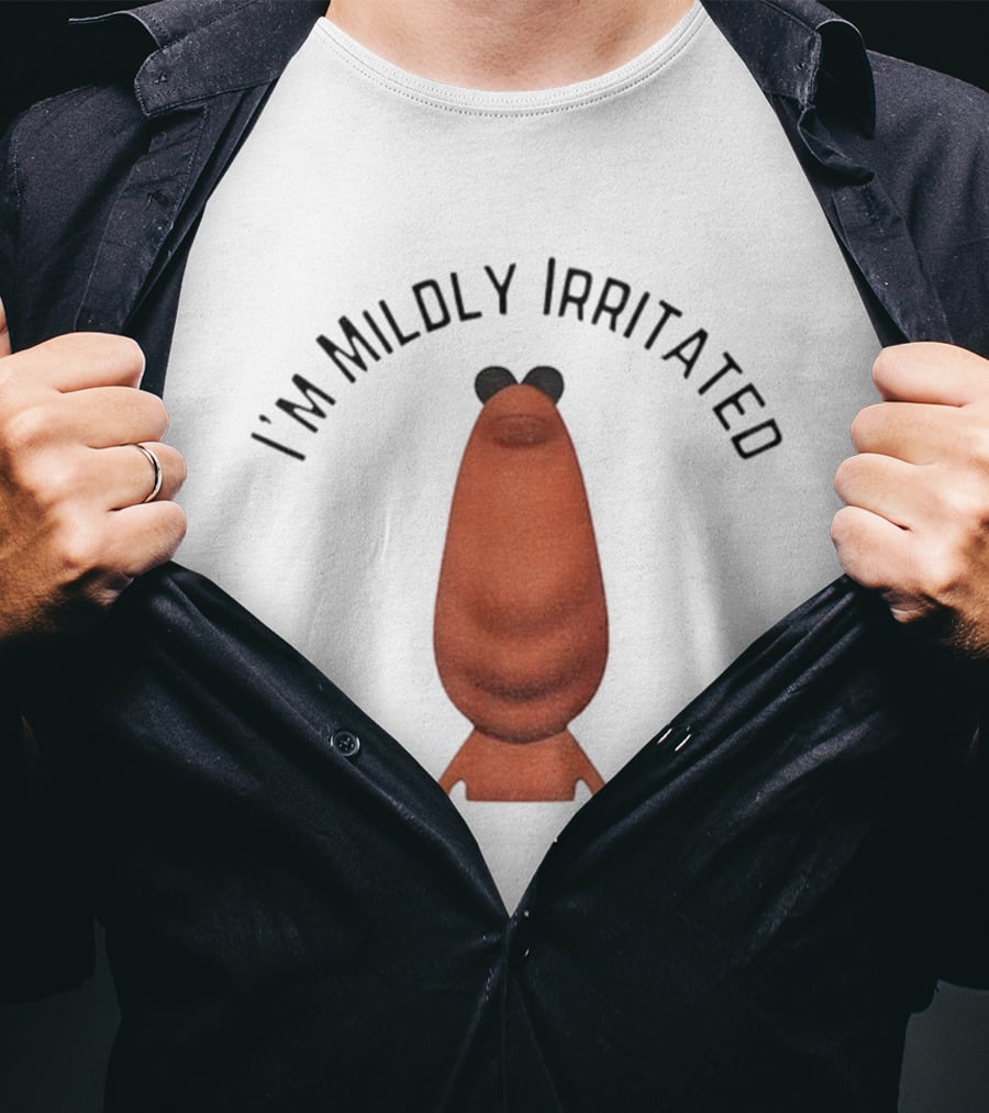 I'm Mildly Irritated Marcus The Worm Meme Funny Character T-Shirt