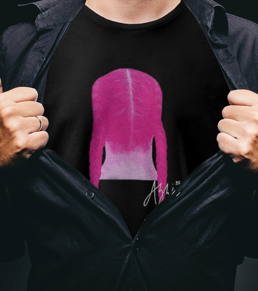 Azzi Fudd Iconic Pink Braid Signature T-Shirt