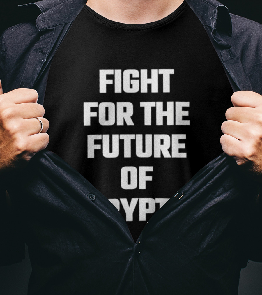 Fight For The Future Of Crypto Movement T-Shirt