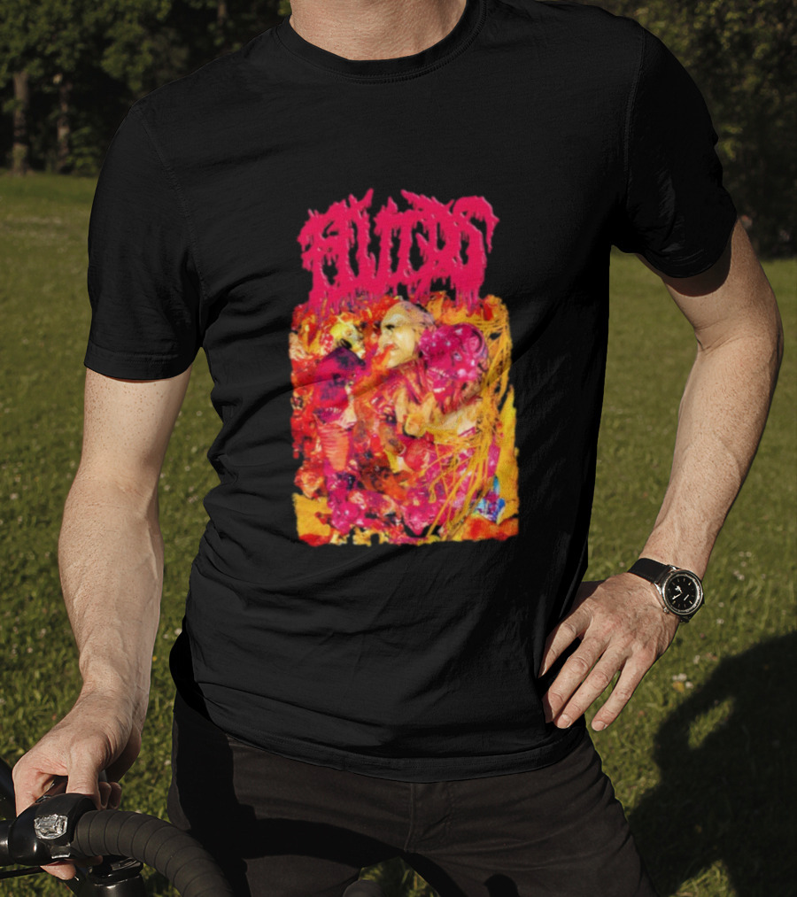 Fluids Ignorance Exalted Surreal Horror Illustration T-Shirt