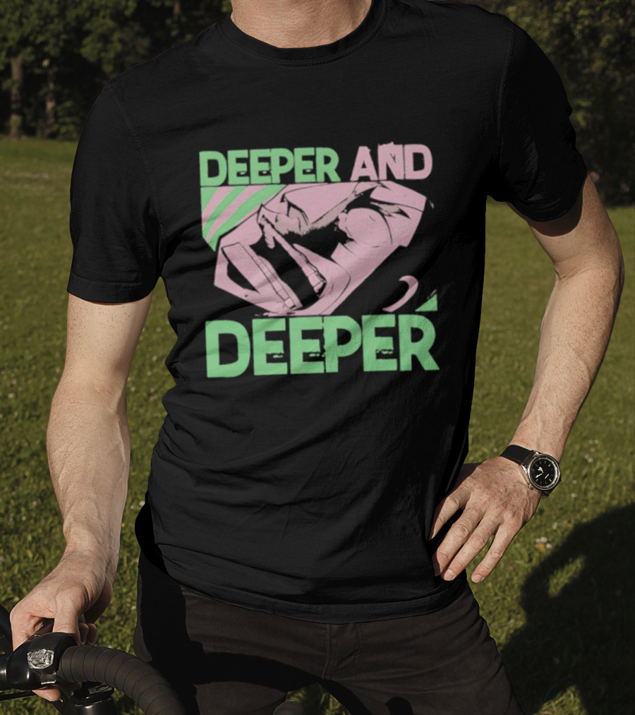 Gyakkyou Burai Kaiji Hakairoku-hen Deeper And Deeper Manga Art T-Shirt