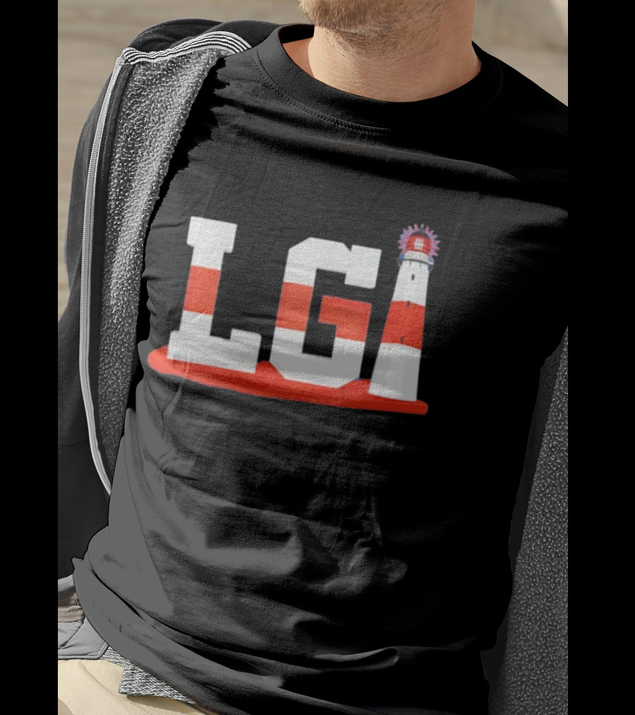 LGI Let's Go Islanders Lighthouse Emblem T-Shirt