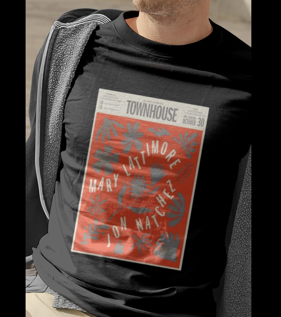 Mary Lattimore Jon Natchez Townhouse Venice October 30 2025 T-Shirt