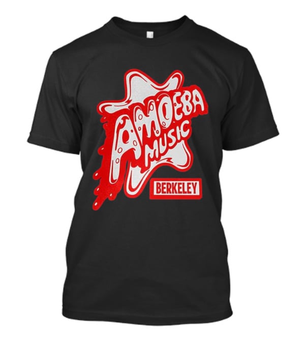 Amoeba Music Berkeley Retro Dripping Logo Marcus Kim T-Shirt