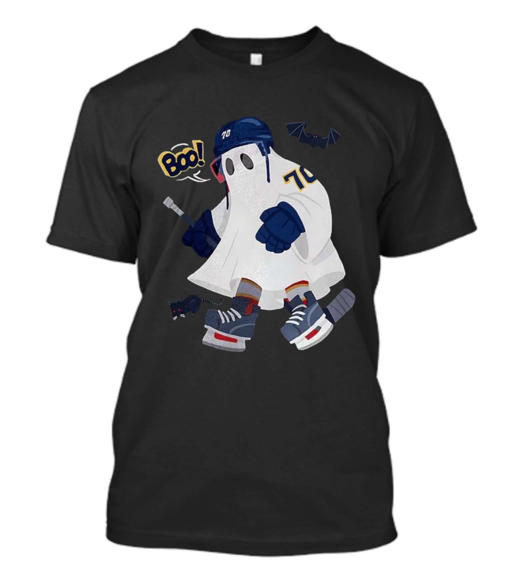 Florida Panthers NHL Halloween Boo Hockey Ghost 70 T-Shirt