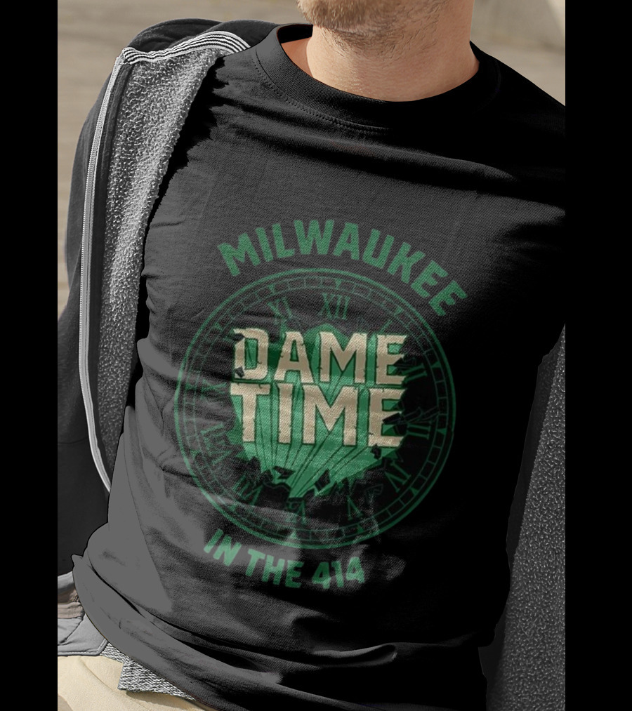 Milwaukee Dame Time In The 414 Basketball Dime Time T-Shirt