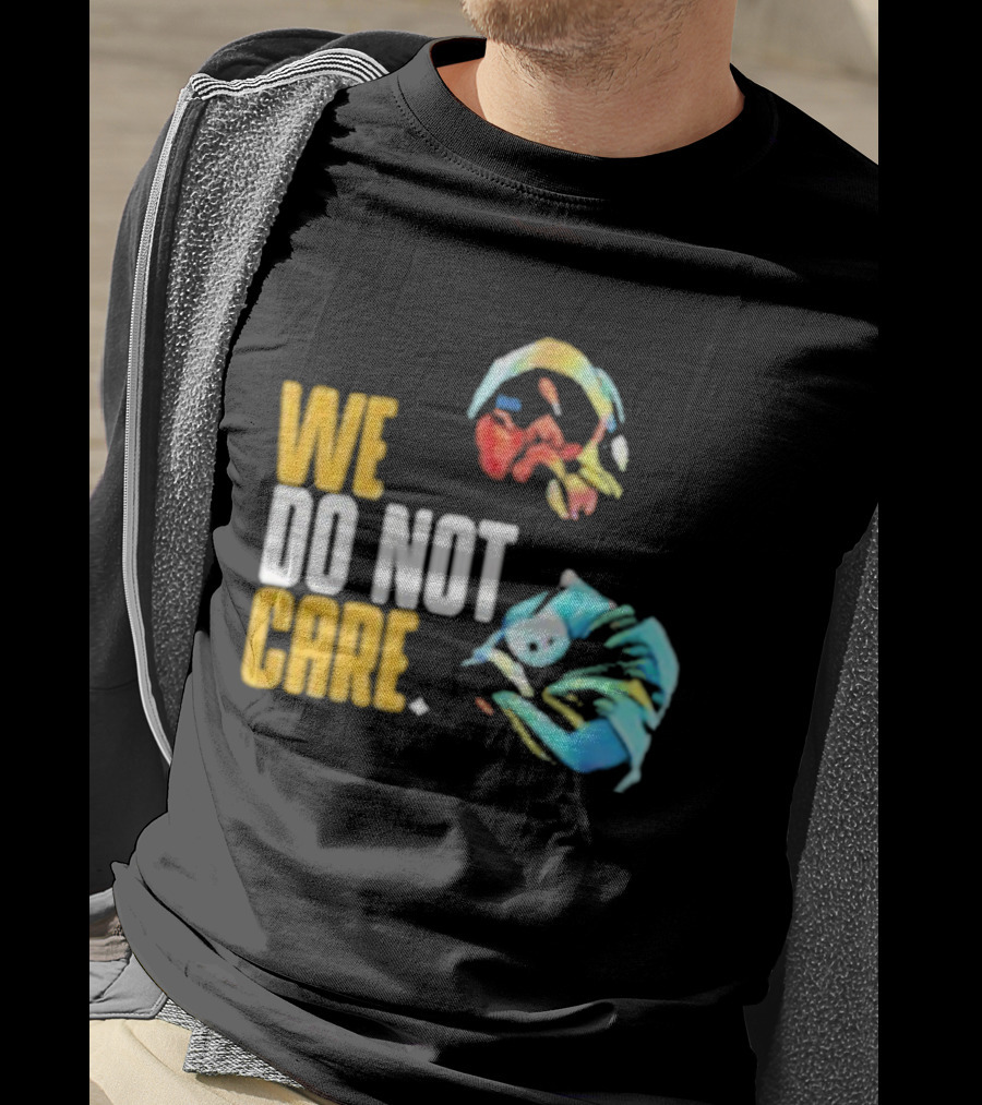 Pittsburgh Steelers We Do Not Care Abstract Art Style T-Shirt