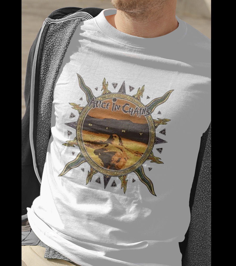 Alice In Chains Dirt Sunburst Desert Scene T-Shirt