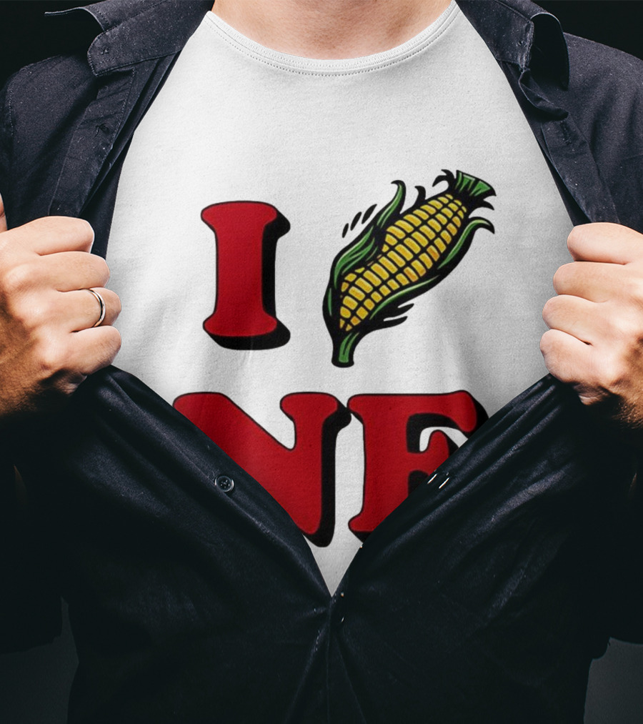 I Corn Ne University Of Nebraska Cornhuskers T-Shirt