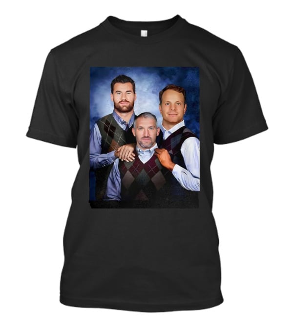 Alexander Ovechkin Tom Wilson John Carlson Step Brothers Portrait T-Shirt