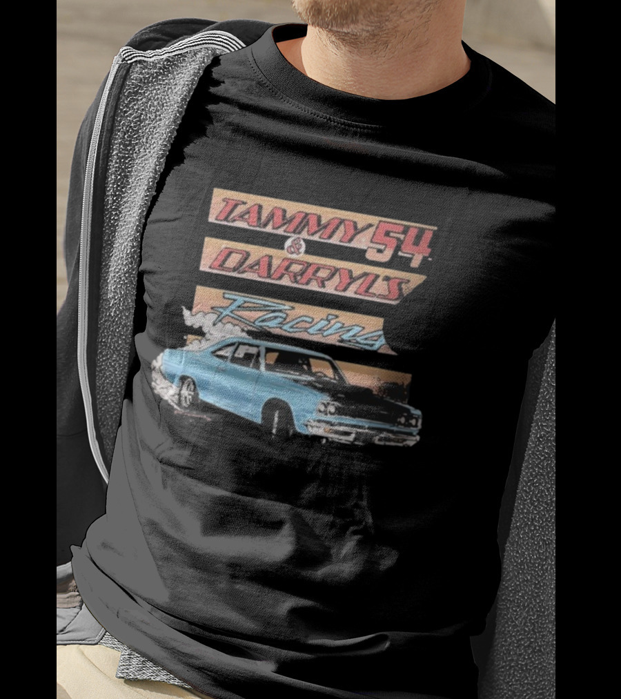 Tammy 54 Darryl's Racing Vintage Car Chelcie Lynn Trailer Trash Tammy T-Shirt