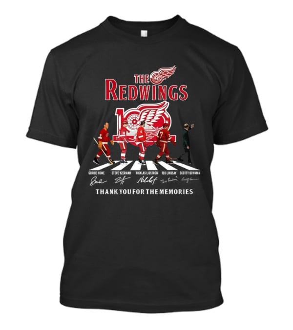 The Red Wings 100th Anniversary Thank You For The Memories Crosswalk T-Shirt