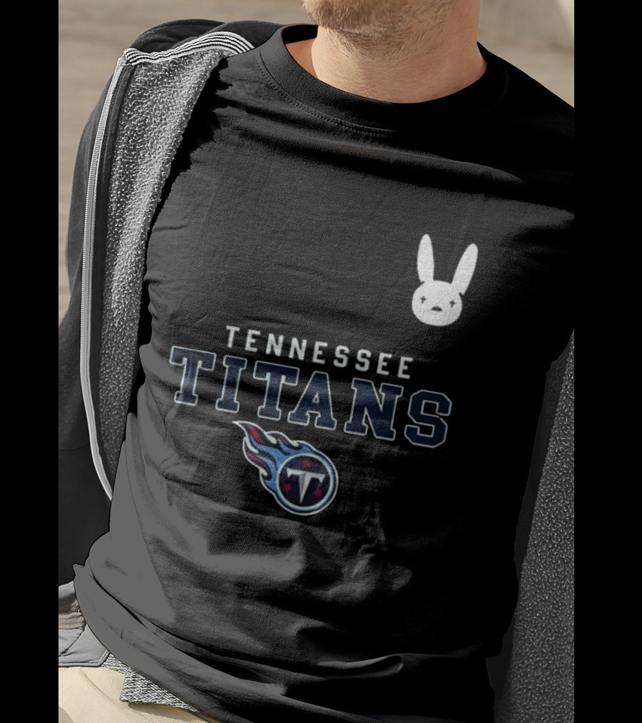 Tennessee Titans Bad Bunny DTMF Collaboration T-Shirt