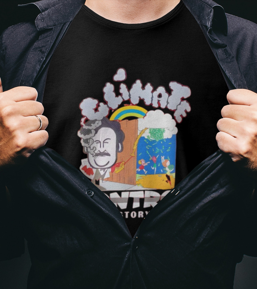 Jmacworldwide Climate Control Trap History Month Rainbow Cartoon Style T-Shirt