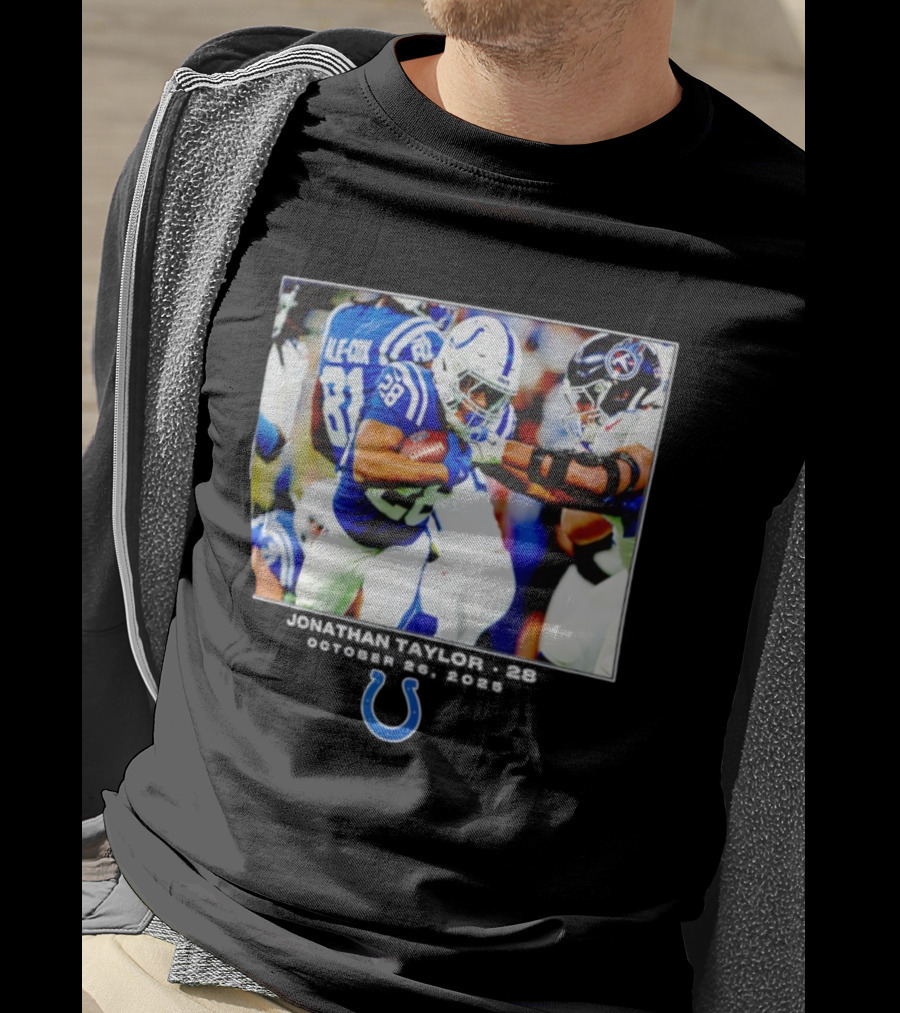 Jonathan Taylor Colts NFL Week 8 Action T-Shirt