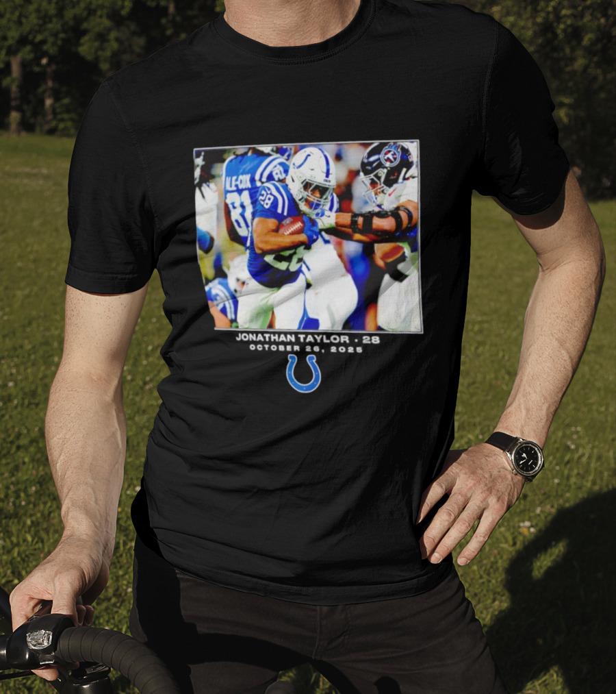 Jonathan Taylor Colts NFL Week 8 Action T-Shirt