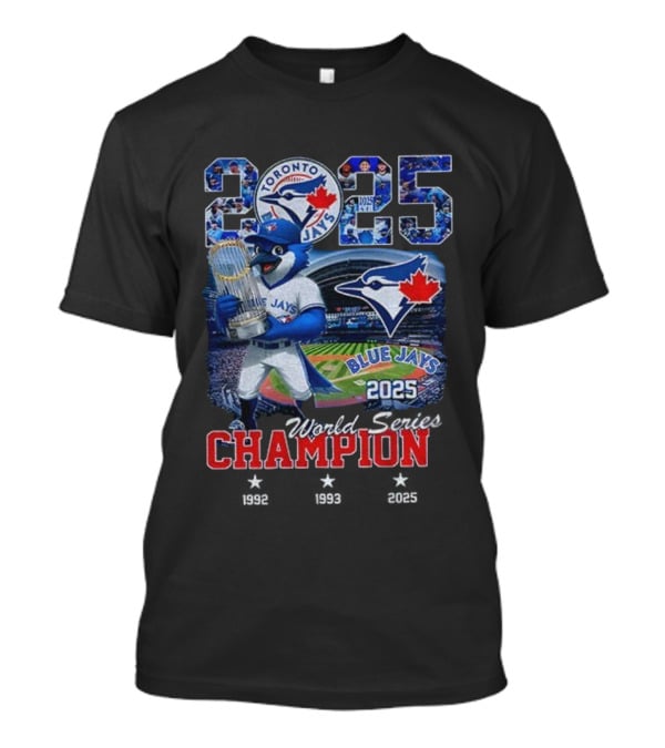 Toronto Blue Jays 2025 World Series Champion Victory Celebration T-Shirt