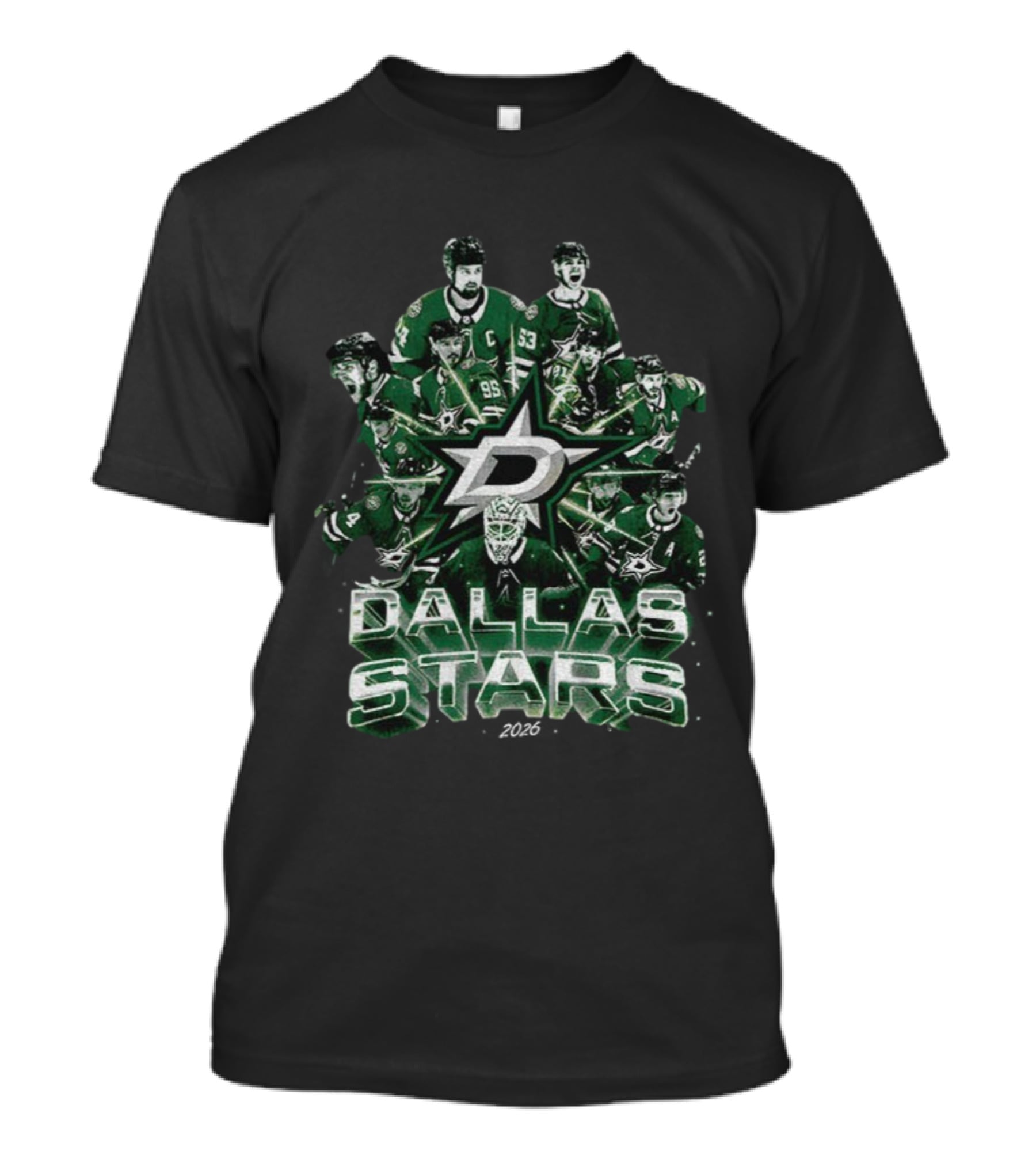 Dallas Stars 2026 Vintage Team Player Montage T-Shirt